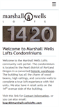 Mobile Screenshot of marshallwellslofts.com